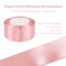 Wrapables Christmas Satin Ribbon for Holiday Gift Wrapping, Weddings, Ribbon Bow, Floral Bouquets, DIY Crafts, 1.5 Inch x 50 Yards (Set of 2), Champagne / Pink